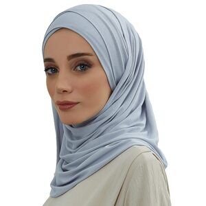 6936 Instant Hijab Scarves For Women Muslim, 95% Cotton Turban